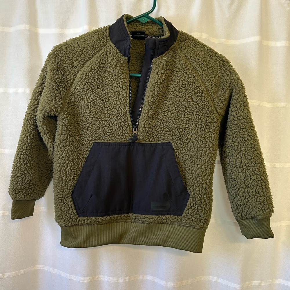 Athletic Works Olive Sherpa with Black Detail